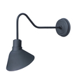 Maxim Signlite 1-Light 7.5" Wide Black Outdoor Wall Sconce 10116BK